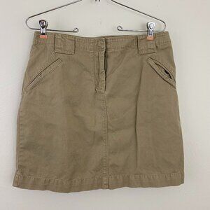 2000s J.Crew Khaki Mini Skirt